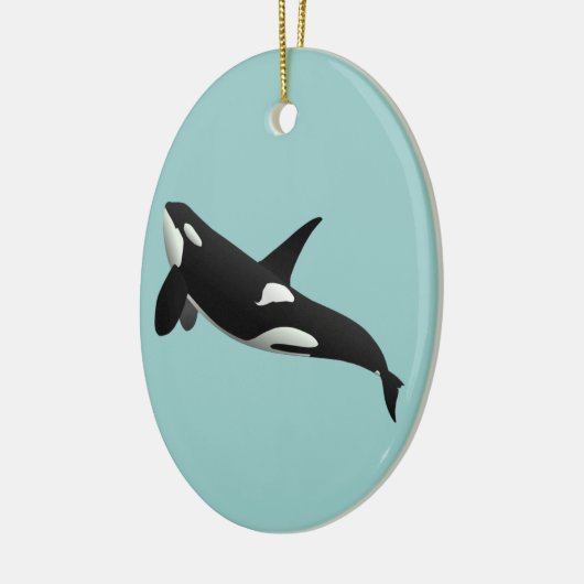 Killerwal, Orcinus Orca Keramikornament (Links)