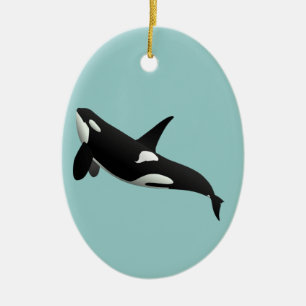Killerwal, Orcinus Orca Keramikornament