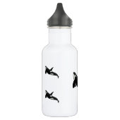 Killerwal, Orcinus-Schwertwal Edelstahlflasche (Links)