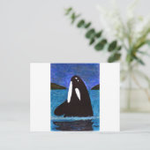 Killerwal Postkarte (Stehend Vorderseite)