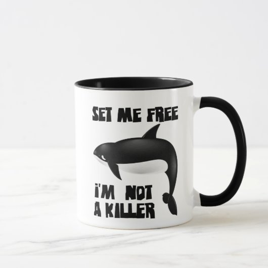 Killerwal - Schwertwal Tasse (Rechts)