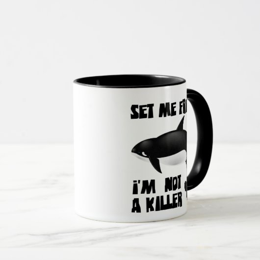 Killerwal - Schwertwal Tasse (VorderseiteRechts)
