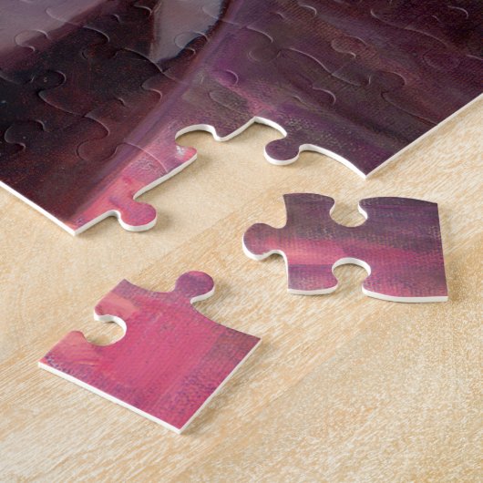 Killerwal-Schwertwal und rosa/magentarote Puzzle (Seite)