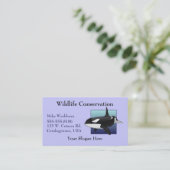 Killerwal-Visitenkarte Visitenkarte (Stehend Vorderseite)