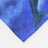 Killerwale auf Vollmond - Kunst Zeichnend Fleecedecke (Ecke)