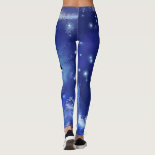 Killerwale auf Vollmond - Kunst Zeichnend Leggings