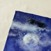 Killerwale auf Vollmond - Zeichnend Strandtuch (Beispiel)