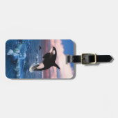 Killerwale in der Arktis Gepäckanhänger (Vorderseite horizontal)