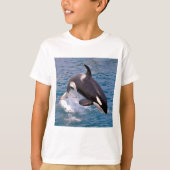 Killerwale springen aus dem Wasser T-Shirt (Vorderseite)