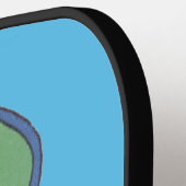 Killerwale und Drachenpaddel Pickleball Schläger (Linke Seite)