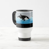 Killerwhale , Orcinus orca Reisebecher (Vorderseite Links)