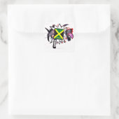 KILLGOAT Quadratische Aufkleber (Tasche)
