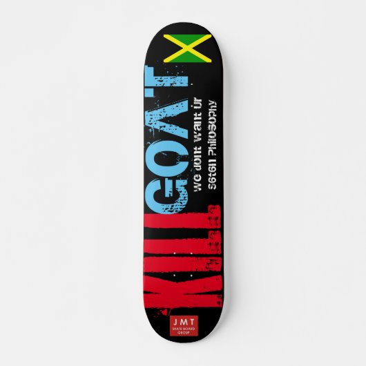 KILLGOAT Skateboard, 7¾" Deck Skateboard (Vorne)