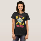 Killifisch Clownfisch Aquarium Futtertank Wunder E T-Shirt (Vorne ganz)