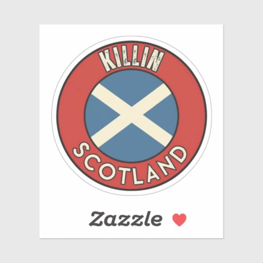 Killin, Schottland Aufkleber (Blatt)