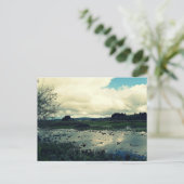 Killin Wetlands Reflection Postkarte (Stehend Vorderseite)