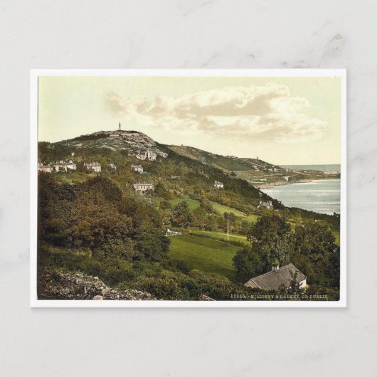 Killiney und Dalkey. Co. Dublin, Irland Postkarte (Vorderseite)
