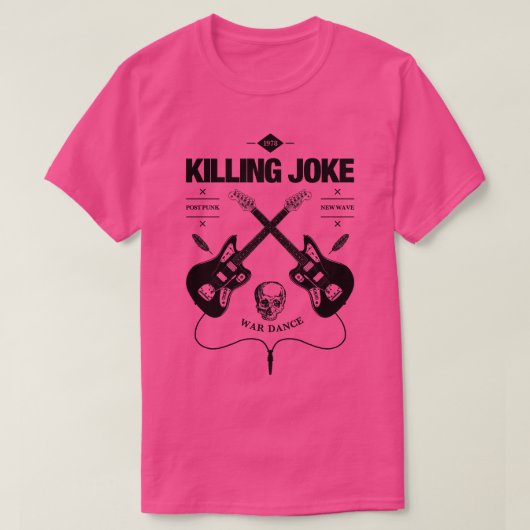 Killing Joke Guitar Vintages Logo T-Shirt (Design vorne)