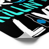 Killing My Liver Just Floating The River Rafting G Poster (Ecke)