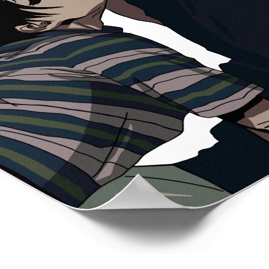 Killing Stalking Kiss Poster (Ecke)