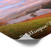 Killington Lake District England Holiday Poster (Ecke)