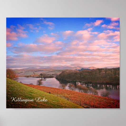 Killington Lake District England Holiday Poster (Vorne)