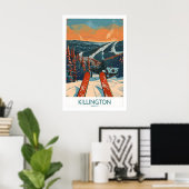 Killington-Ski-Druck - Vermont 1 Poster (Heimbüro)