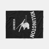Killington Ski T-Shirt Vermont Ski Fleecedecke (Vorderseite (Horizontal))