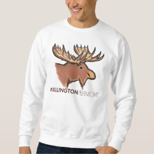 Killington Vermont Brown Elche Unisex Sweatshirt