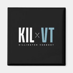 Killington Vermont Graphic Ski Magnet