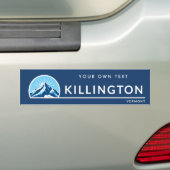 Killington Vermont mountain ski resort Autoaufkleber (Auf Auto)