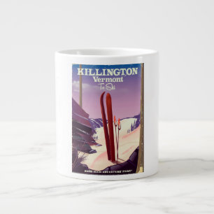 Killington, Vermont Ski Reise Druck. Jumbo-Tasse