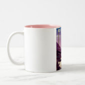 Killington, Vermont Ski Reise Druck. Zweifarbige Tasse (Links)