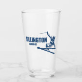 Killington Vermont Skier Glas (Vorderseite)