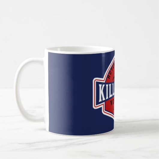 Killington VT Skiing  Mug Kaffeetasse (Links)
