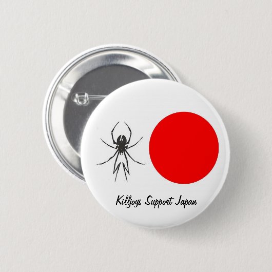 Killjoys-Unterstützung Japan Button (Vorne & Hinten)