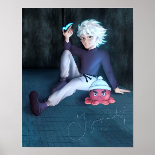 Killua Print, Poster (Vorne)