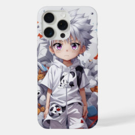 Killua Zoldyck Blitz Chibi iPhone 15 Pro Max Hülle