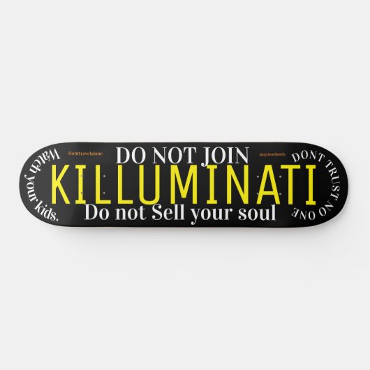 KILLUMINATI 2 Skateboard (Horizontal)