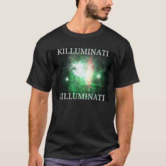 Killuminati schwarz und grün T-Shirt (Vorderseite)