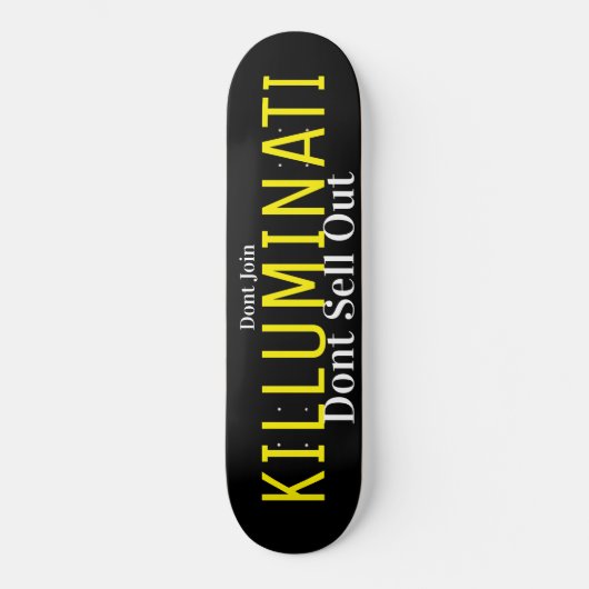 KILLUMINATI-Skateboard Skateboard (Vorderseite)
