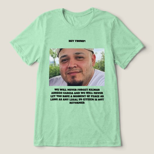 Kilmar Abrego Garcia Tri-Blend-Shirt Tri-Blend Shirt (Design Vorderseite)