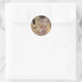 Kilmt's "The Kiss" Runder Aufkleber (Tasche)