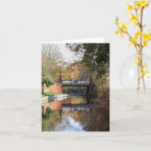 Kiln Bridge im Frühling Karte (Gelbe Blume)