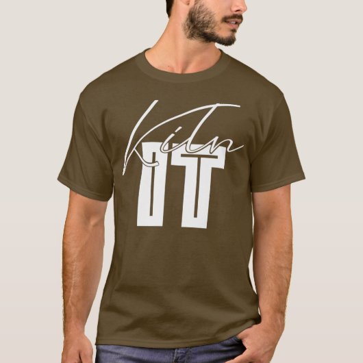 Kiln It Pottery Wheel Hobby Premium T-Shirt (Vorderseite)