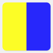 Kilo Quadratischer Aufkleber (Vorderseite)