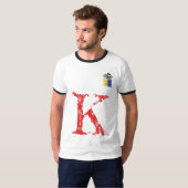 Kilo-T - Shirt ICS-Flaggen-"K" - (Vorne ganz)
