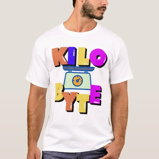 Kilobyte in Datenmesseinheit  T-Shirt (Vorderseite)