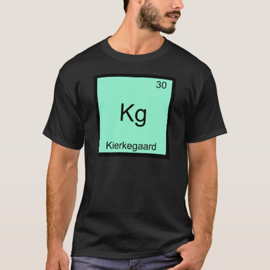 Kilogramm - Kierkegaard lustiges T-Shirt (Vorderseite)