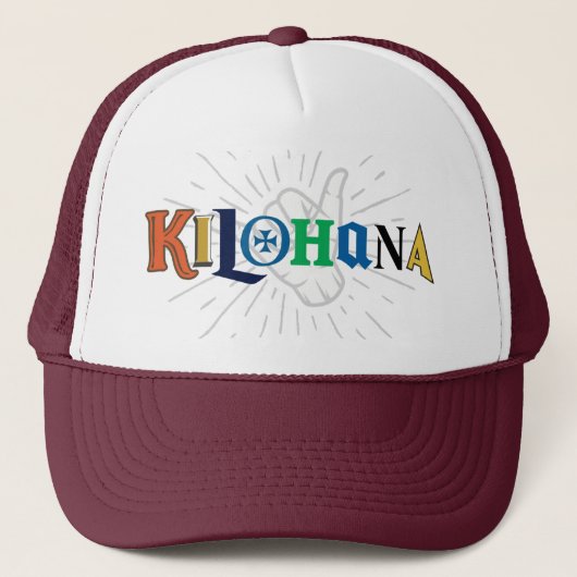 Kilohana Gebräue Truckerkappe (Vorderseite)